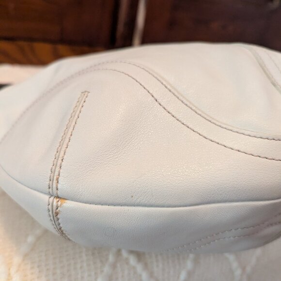 Coach SoHo Hobo Medium Bag Legacy Y2K white Leather 3651 - excellent condition - Picture 8 of 12